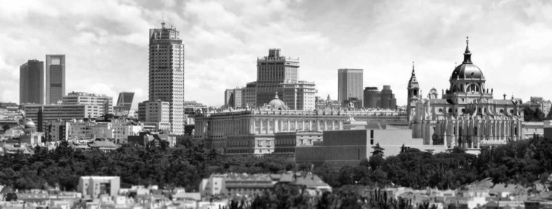 Panoramic view of Madrid